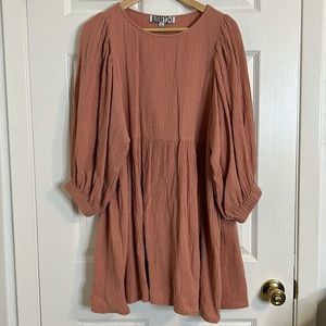 100% cotton boho dress